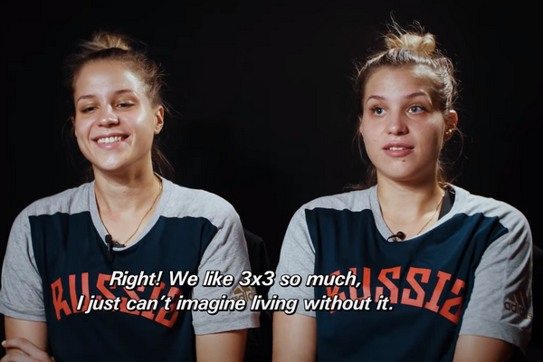 Интервью Оли и Жени Фролкиных для FIBA3x3